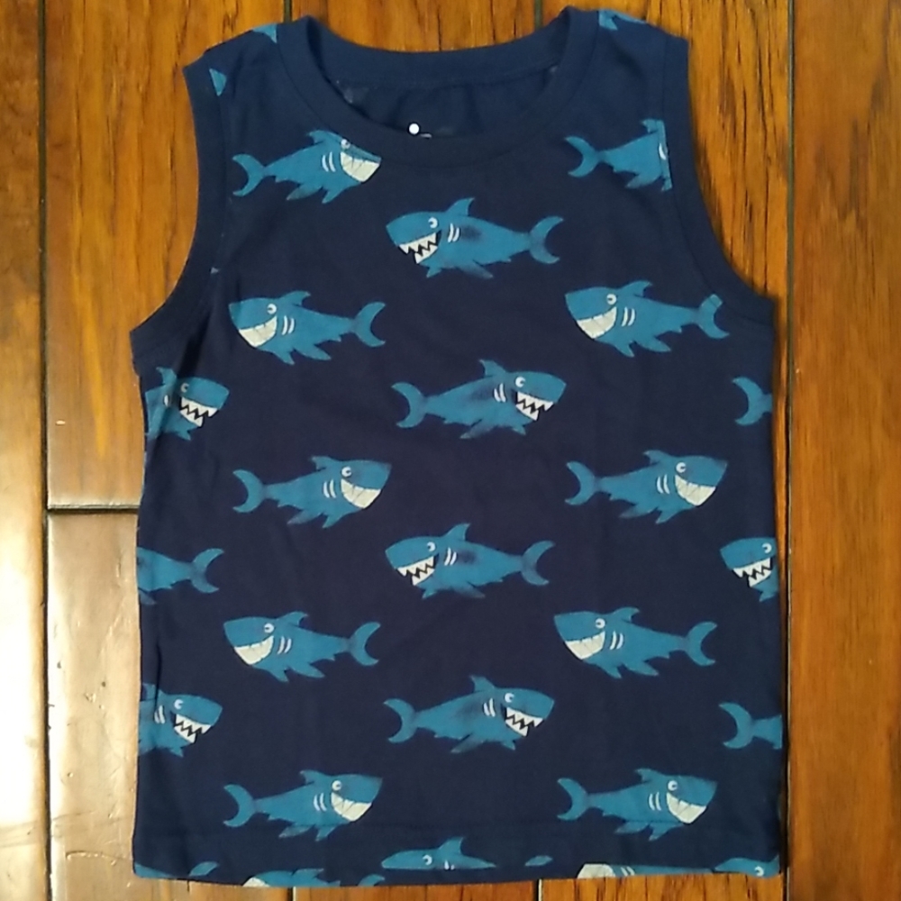 Shark Muscle Tee. Circo. Size 4T.